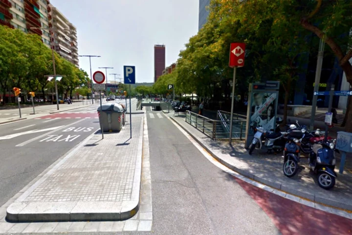 Reserva online plaza de parking en la calle Tarragona en Barcelona