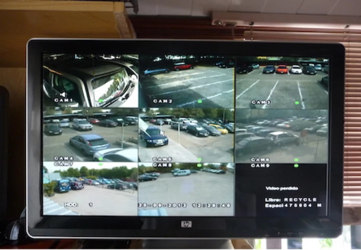 vigilancia parking barajas lomcar