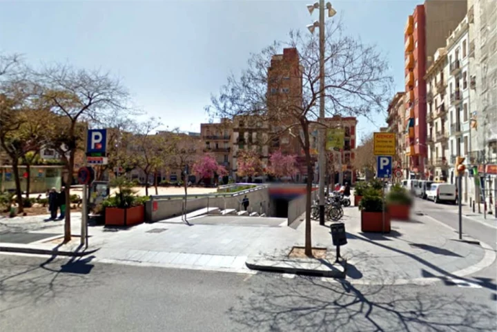 Plazas subterráneas, en Parking Joanic de Vila de Gràcia. En Plaza Joanic