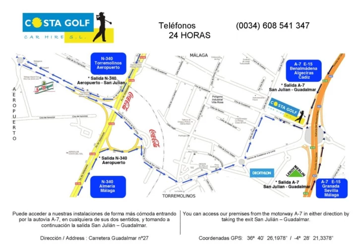 Reserva en Parking Costa Golf y te llevan al Puerto de Málaga