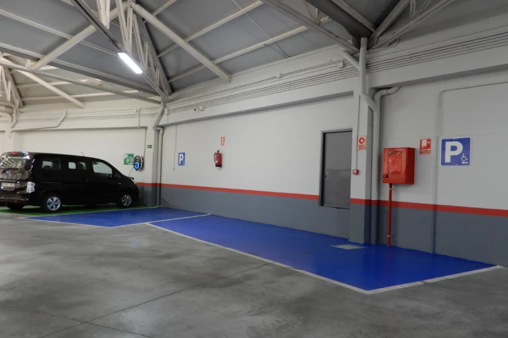 Parking para personas con movilidad reducida en Madrid
