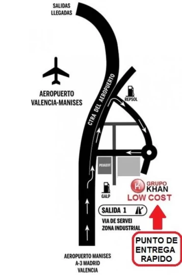Cómo llegar a Khan Low Cost Parking